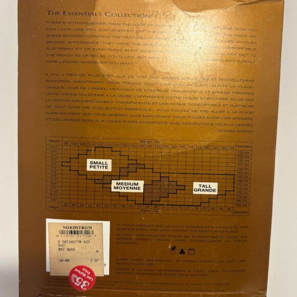 Donna Karen Hosiery The Nudes Bronze Collection Control Top - Picture 2 of 3